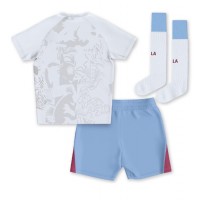 Billiga Aston Villa Barnkläder Borta fotbollskläder till baby 2023-24 Kortärmad (+ Korta byxor)
